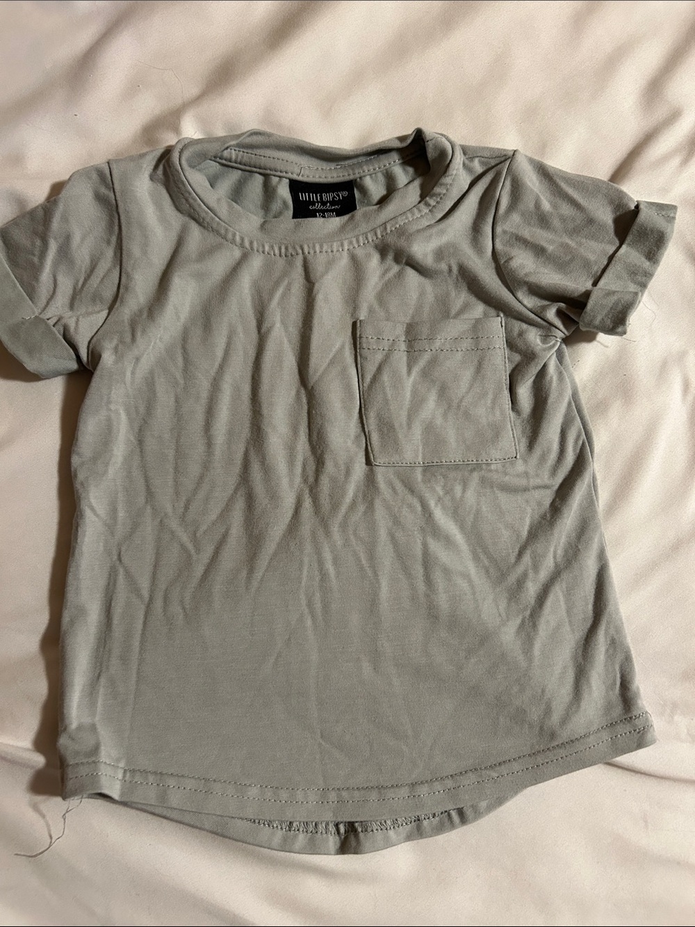 Sage Pocket Tee for Kids